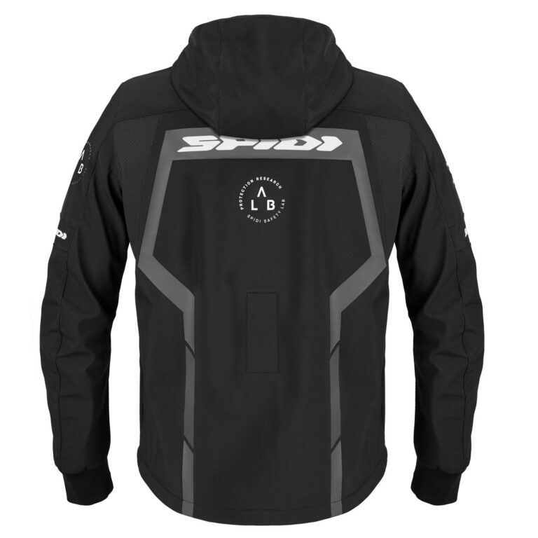 Spidi Hoodie Armor Evo 2 sort og hvid