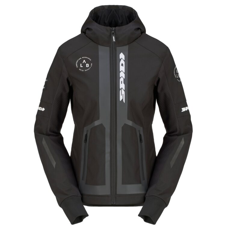 Spidi Hoodie Armor Evo 2 Lady sort og hvid