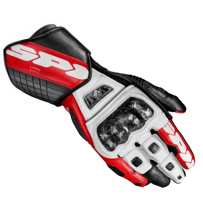 Spidi Carbo Track Evo 2 rød, hvid og sort