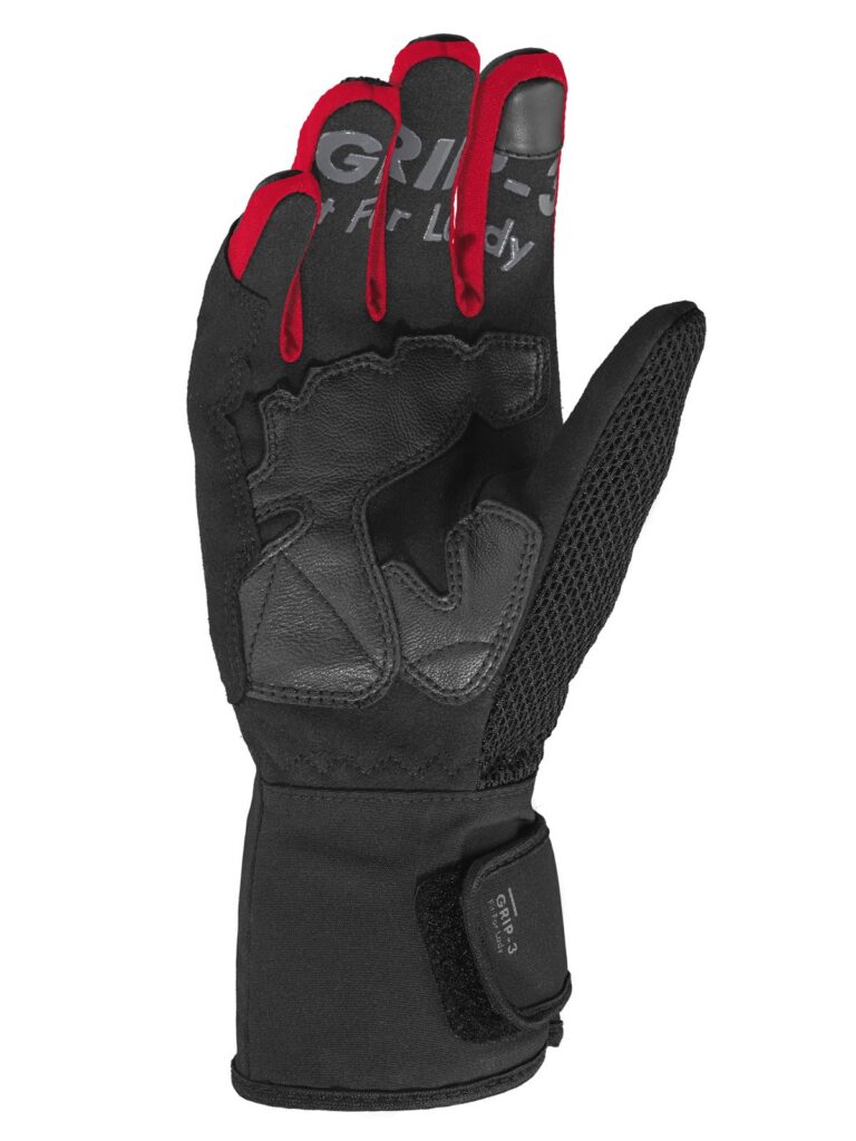 Spidi Grip 3 H2OUT sort og rød