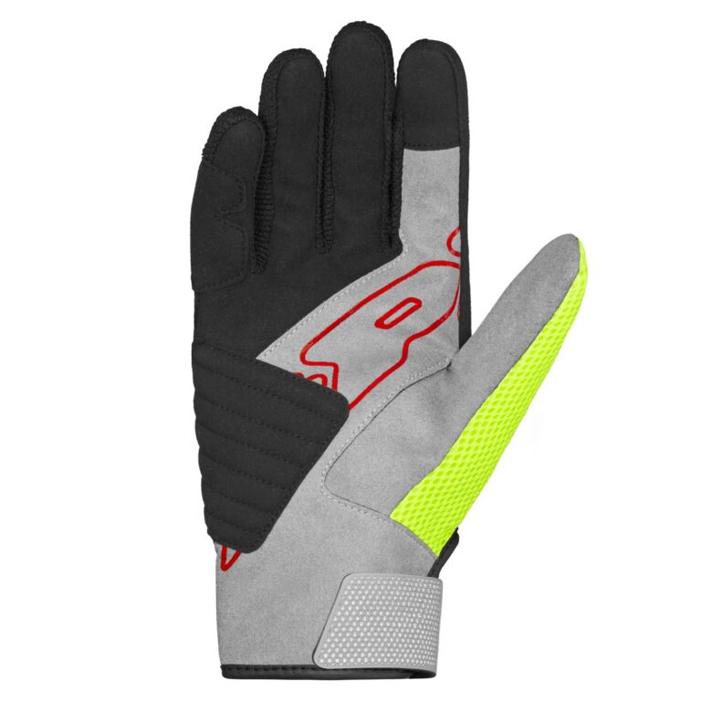 Spidi Neo-R Lady sort og fluo gul