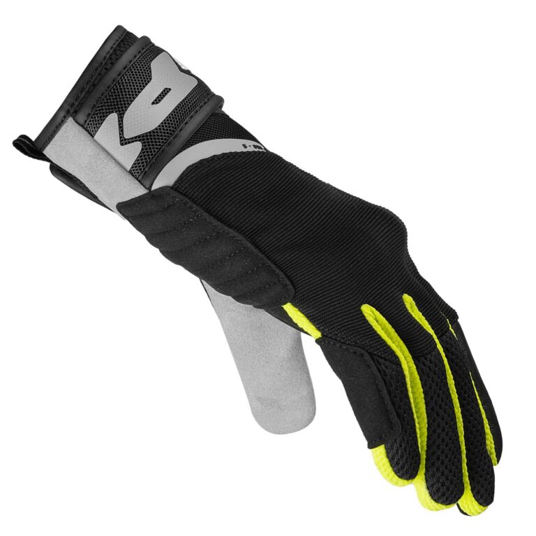 Spidi Neo-S Lady sort og fluo gul