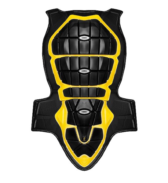 Spidi Defender Back & Chest 160-170 sort og gul