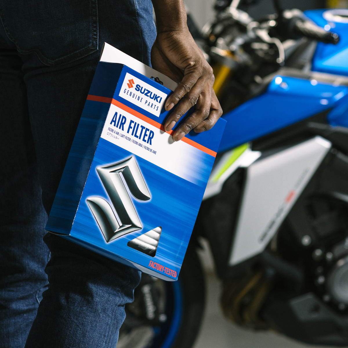 SV650 Suzuki luftfilter