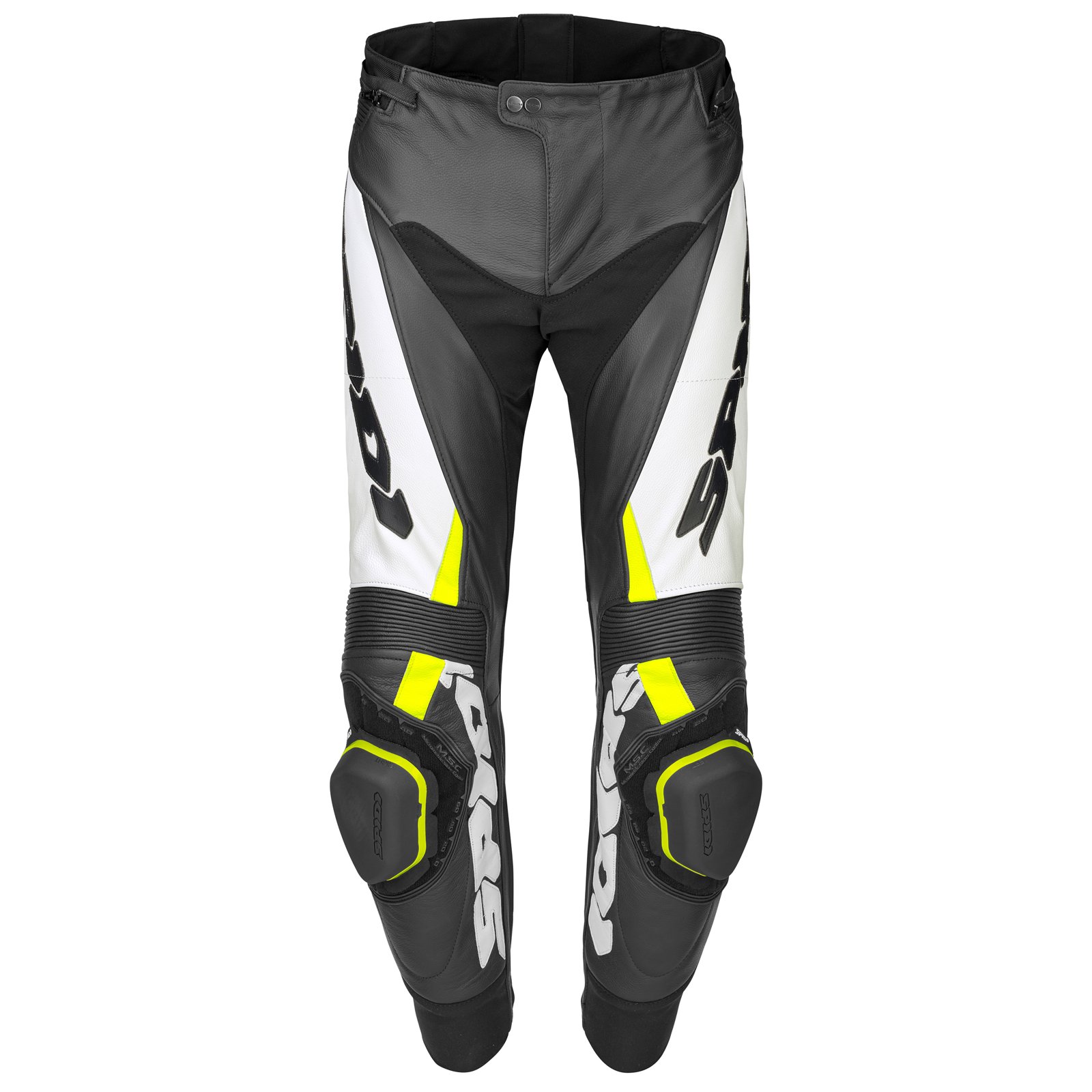 Spidi RR Pro Warrior bukser sort og fluo gul