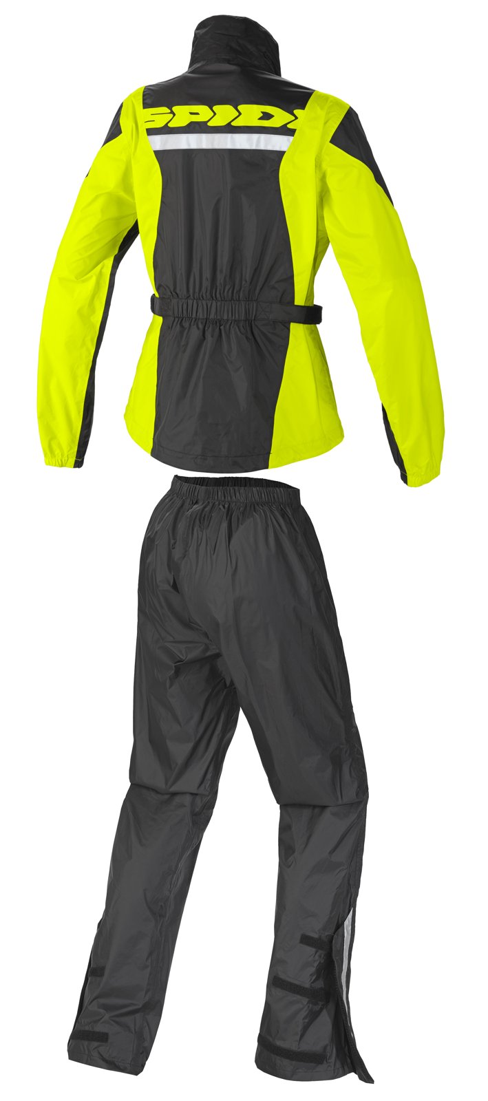 Spidi Touring Rain Kit Lady sort og fluo gul