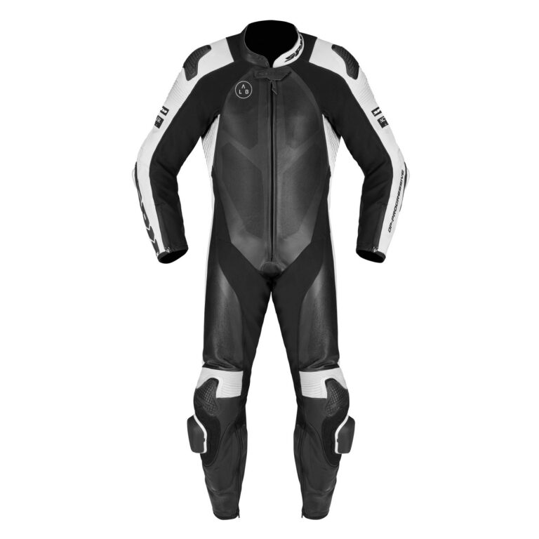 Spidi G1 Race Perforated Pro sort og hvid