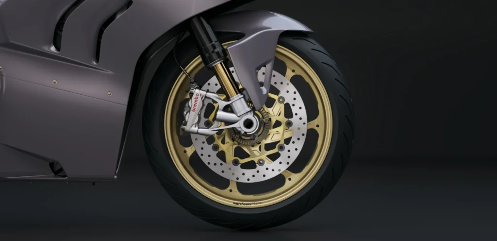 Brembo flydende bremseskive på forhjul — Enghave Motor