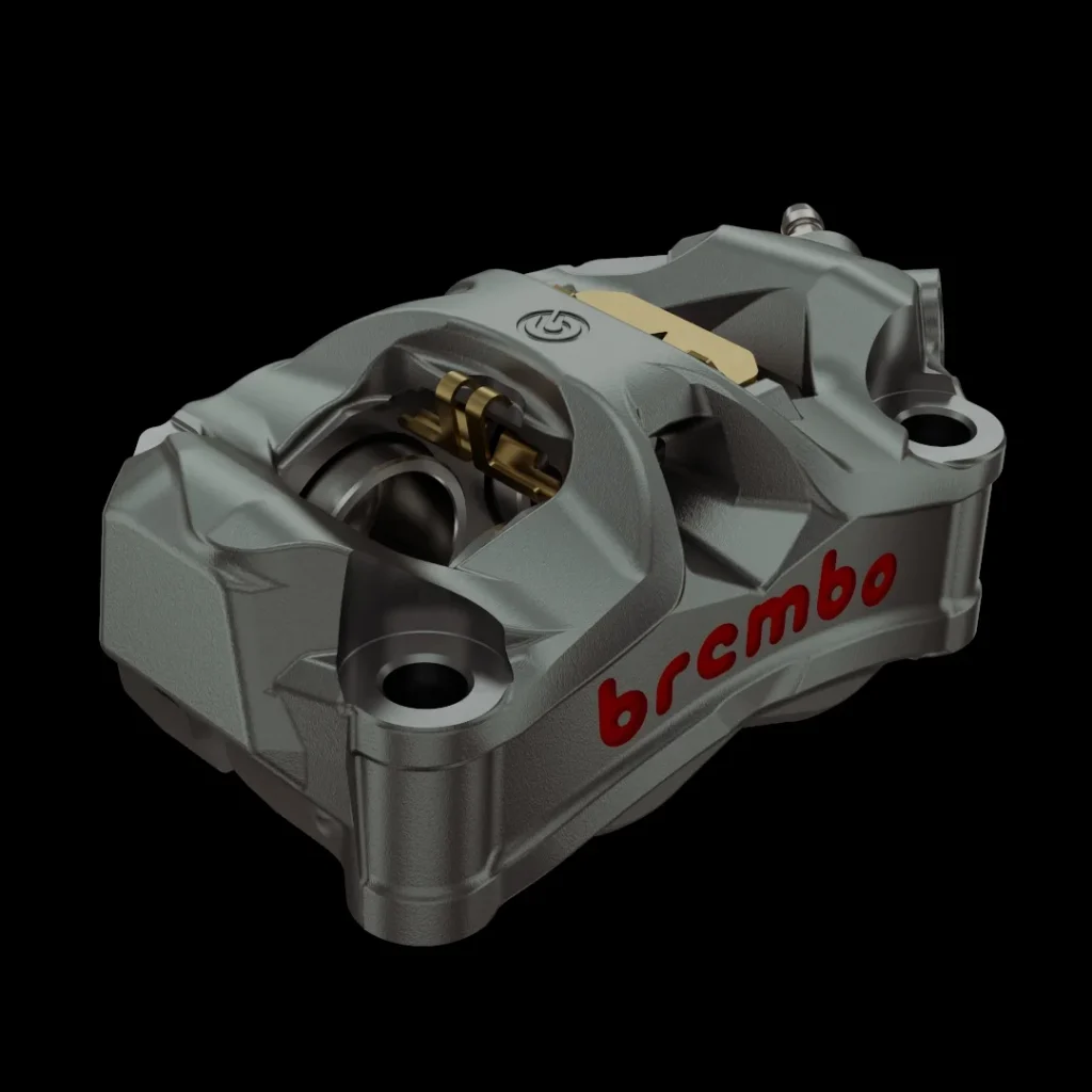 Brembo bremsekaliber i nærbillede — Enghave Motor