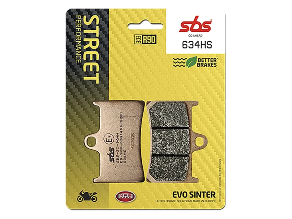 SBS 634HS sintrede bremseklodser — Enghave Motor