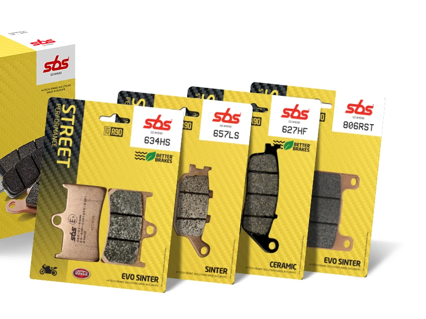 SBS Street bremseklodser HS, LS, HF og RST — Enghave Motor