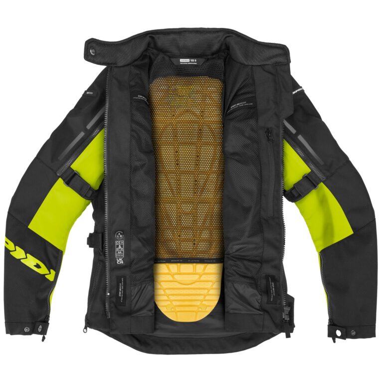 Spidi 4 Season V3 H2OUT Lady sort og fluo gul