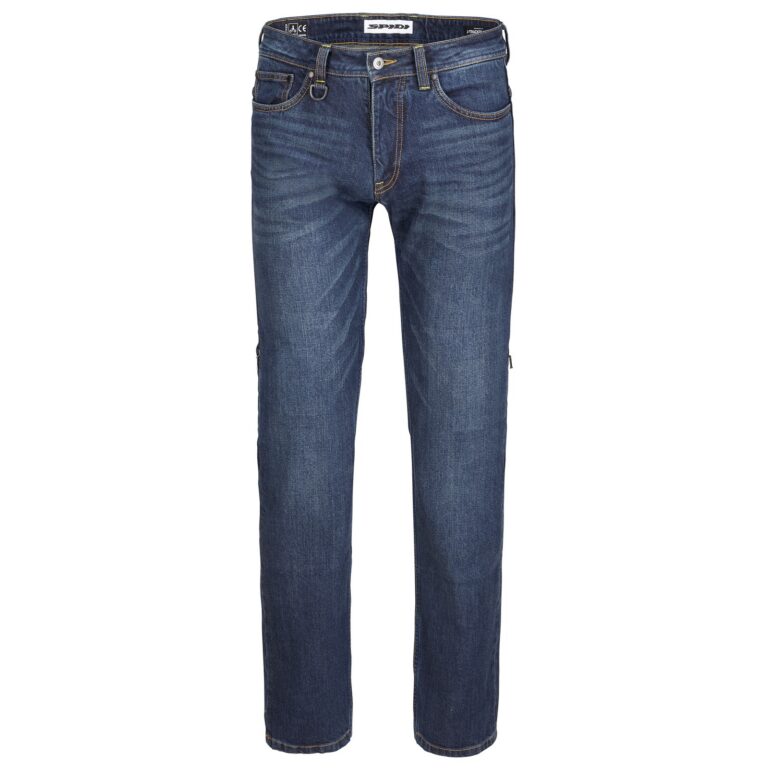Spidi J-Tracker Short jeans vasket mørkeblå