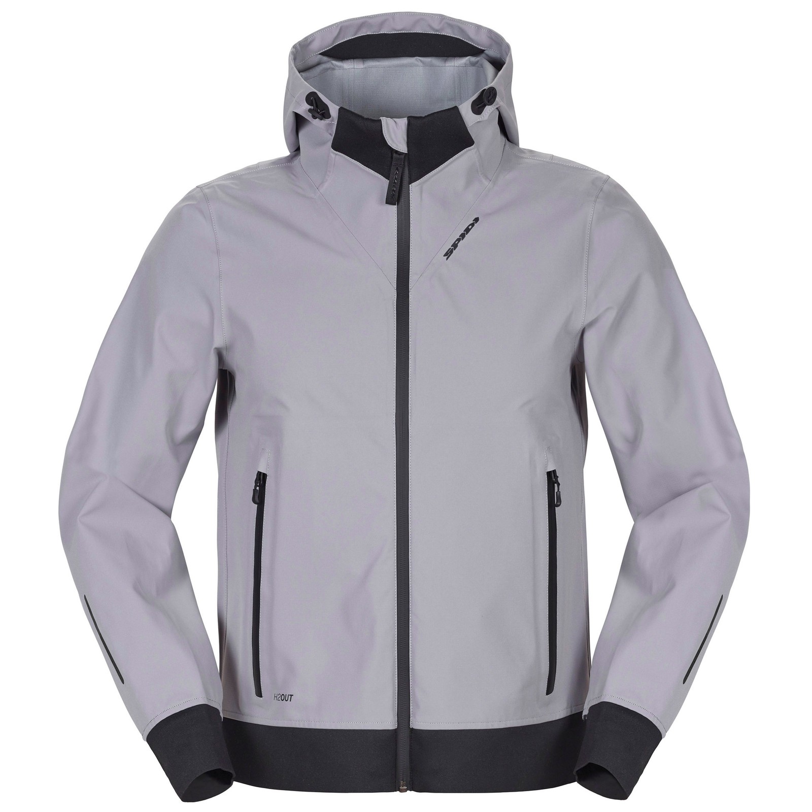 Spidi Hoodie Shell H2OUT zinkgrå