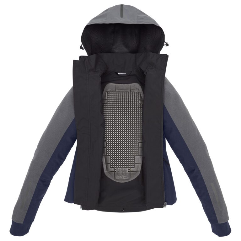 Spidi Hoodie H2OUT II Lady mørkeblå og grå