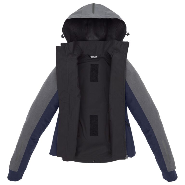 Spidi Hoodie H2OUT II Lady mørkeblå og grå