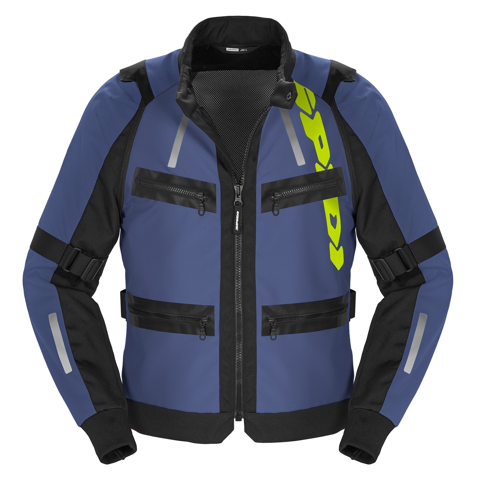 Spidi Enduro Pro sort, blå og fluo gul