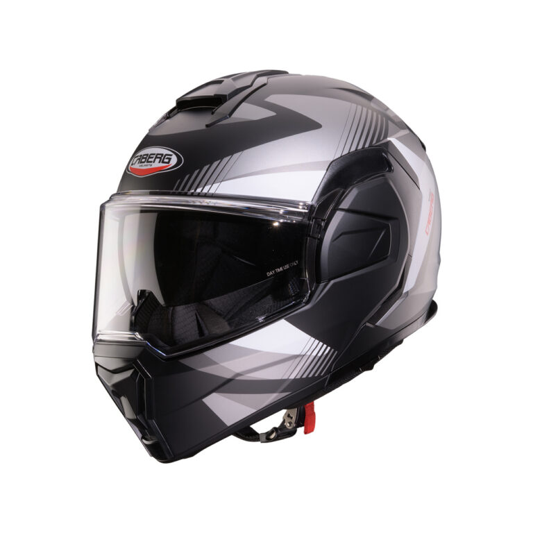 Caberg Trip Lunar Mat sort/Grå/Hvid
