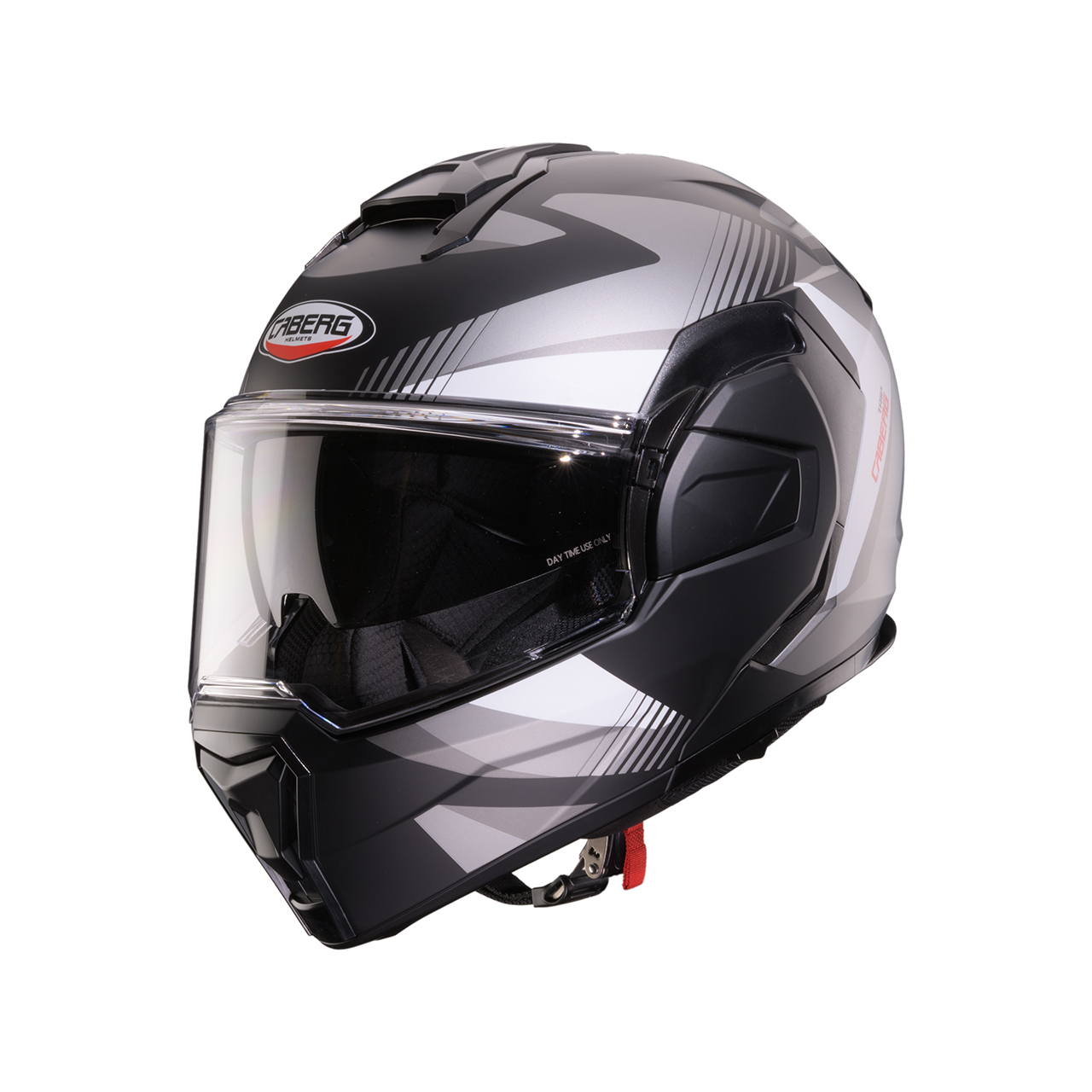Caberg Trip Lunar Mat sort/Grå/Hvid