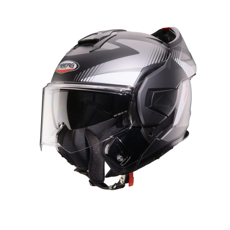 Caberg Trip Lunar Mat sort/Grå/Hvid