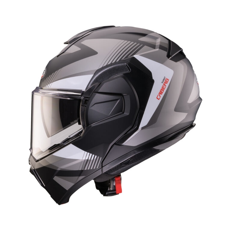 Caberg Trip Lunar Mat sort/Grå/Hvid