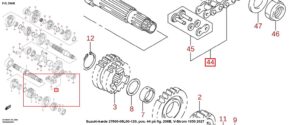 Suzuki-kæde 27600-06L00-120, Snap-on fig. 206B