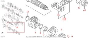 Suzuki-kæde 27600-06G40-120, Snap-on fig. 206A