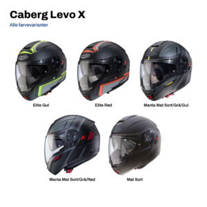 Caberg Levo X i alle farvevarianter