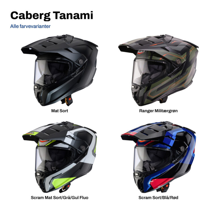 Caberg Tanami i alle farvevarianter