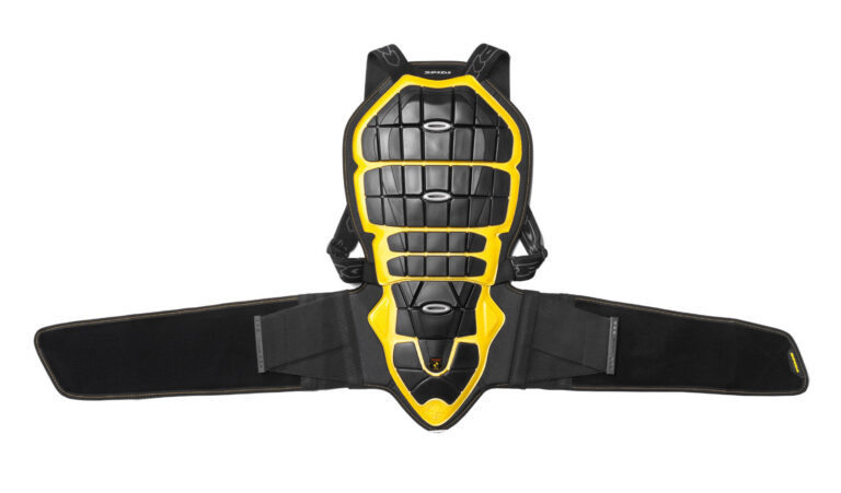 Spidi Back Warrior 170/180 rygskjold sort og gul XL