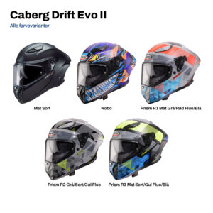 Caberg Drift Evo II i alle farvevarianter