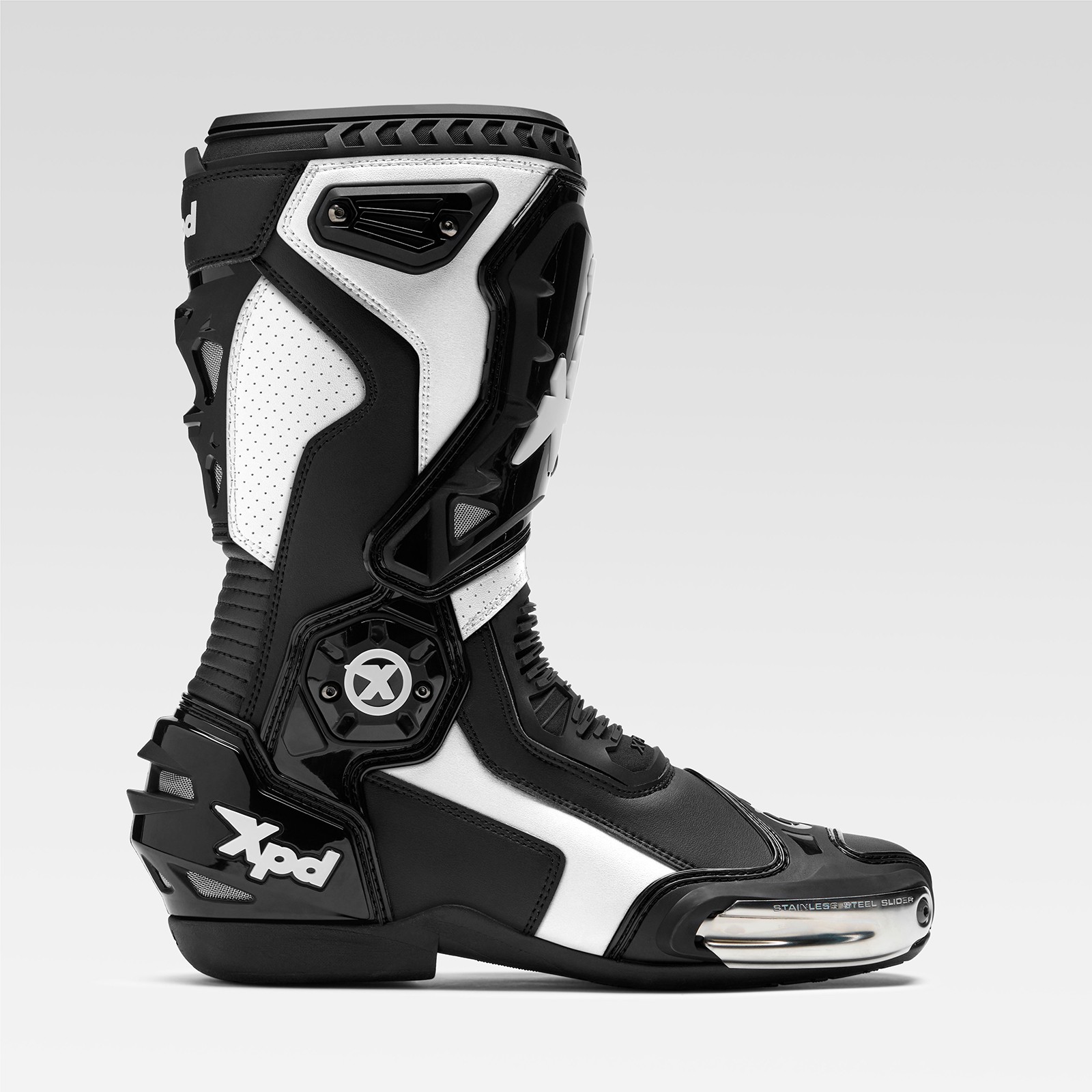 XPD XP6-S racerstøvle sort og hvid